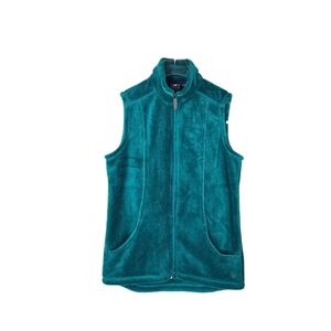 White Sierra Vest Night Teal Women’s Size Medium